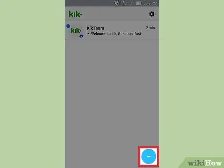 وارد کردن مخاطبین در Kik Messenger مرحله 2