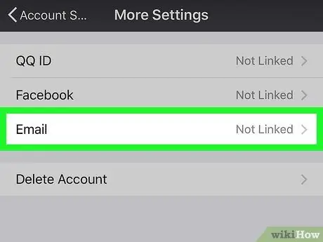 I-link ang Iyong Email sa Wechat Hakbang 6