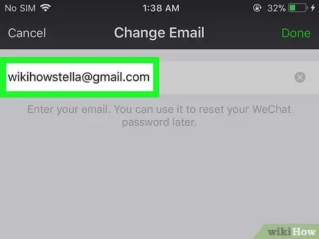 Συνδέστε το email σας στο Wechat Βήμα 7