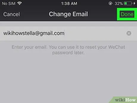 Koppel uw e-mail op Wechat Stap 8