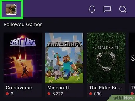 Стартирайте поточно предаване на Twitch на iPhone или iPad Стъпка 2