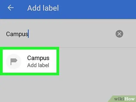 Shtoni etiketa në Google Maps në Android Hapi 6