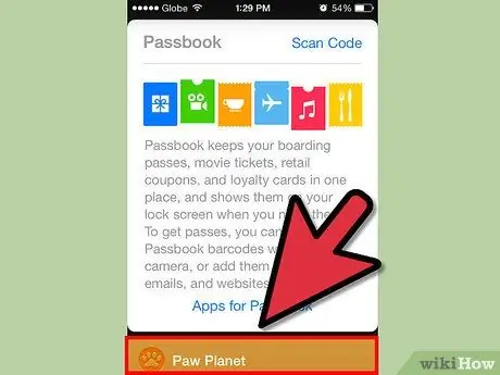 Mengatur Passbook di iPhone Langkah 8