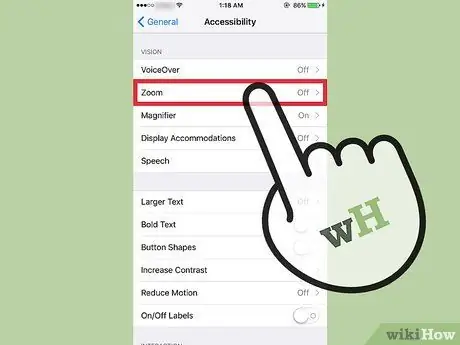 Dezactivați Zoom pe un iPhone Pasul 4