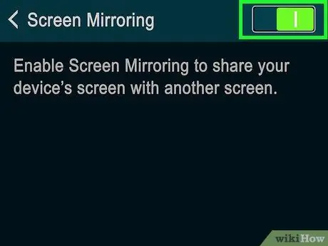 Activați Screen Mirroring pe un dispozitiv Samsung Galaxy Pasul 15