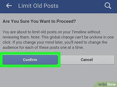 Delete All Old Facebook Posts on Android Step 15