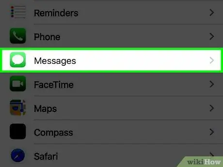 Se déconnecter des messages Apple Étape 2