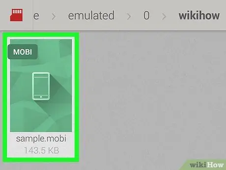 Android 7 -da MOBI fayllarini oching