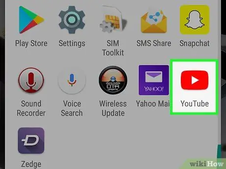 قم بتنزيل قائمة تشغيل YouTube على Android الخطوة 1