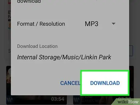 Android Step 21 पर YouTube प्लेलिस्ट डाउनलोड करें