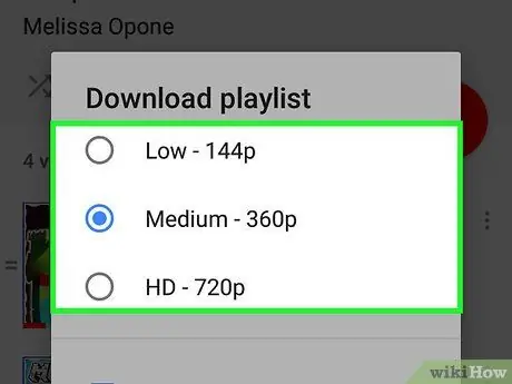 Mag-download ng isang Playlist sa YouTube sa Android Hakbang 5