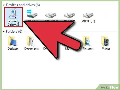 Hubungkan Samsung S3 ke Komputer Langkah 2
