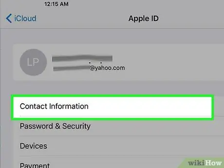 Mainiet savu primāro Apple ID adresi iPhone 5. darbībā