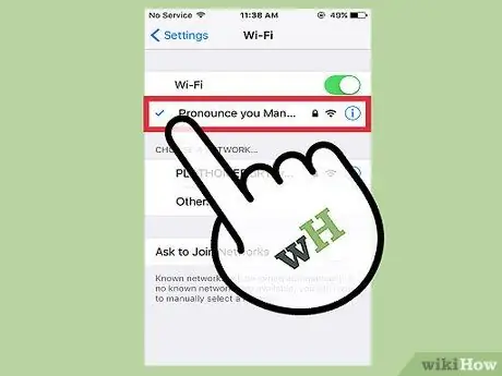 Koom nrog Wireless Network los ntawm Koj iPhone Kauj Ruam 10