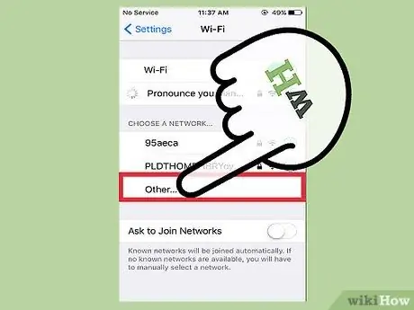 Koom nrog Wireless Network los ntawm Koj iPhone Kauj Ruam 7