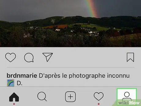 Rho tawm koj tus lej Instagram ntawm iPhone Kauj ruam 2