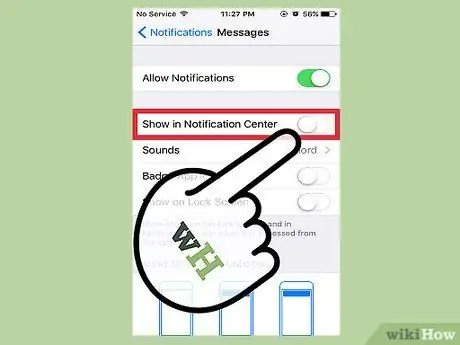 Desactivar las notificaciones de mensajes en un iPhone Paso 5