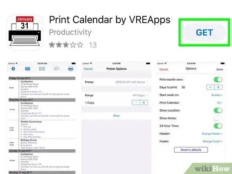 I-print ang isang iPad Calendar Hakbang 1