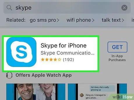 Użyj Skype'a na iPhonie Krok 5