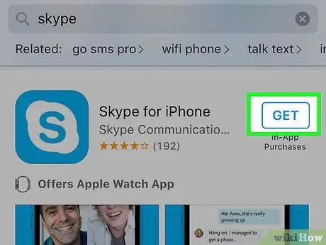 Koristite Skype na iPhoneu Korak 6