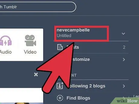 Creați o pagină personalizată pe Tumblr Pasul 3