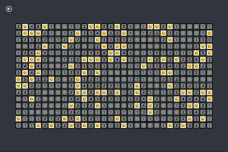 Carte démineur cleared