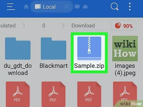 گام 21: فایل Zip را بدون Winzip باز کنید