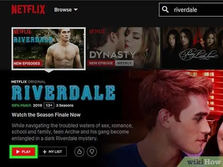 Regardez Netflix à la télévision Étape 18