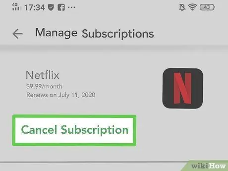 Netflix abbrechen Schritt 11