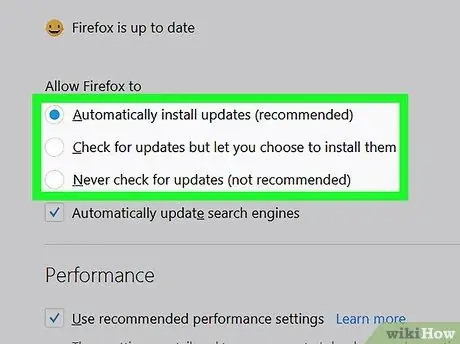 Căutați actualizări în Mozilla Firefox Pasul 10