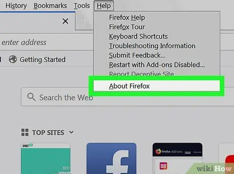 Frissítések keresése a Mozilla Firefoxban 3. lépés