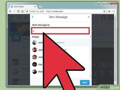 Gửi tin nhắn cá nhân trên Twitter Bước 13