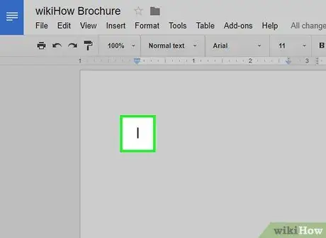 Membuat Brosur Menggunakan Google Documents Langkah 12