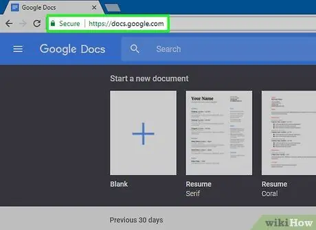 تهیه بروشور با استفاده از Google Docs مرحله 2