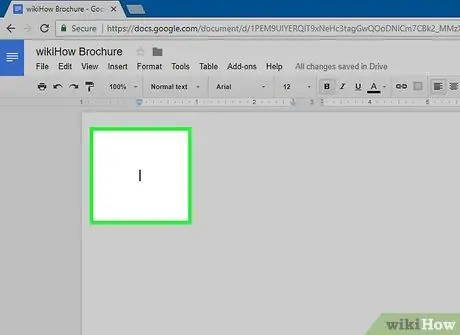Gumawa ng isang Brochure Gamit ang Google Docs Hakbang 24
