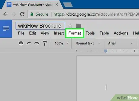 Gumawa ng isang Brochure Gamit ang Google Docs Hakbang 9