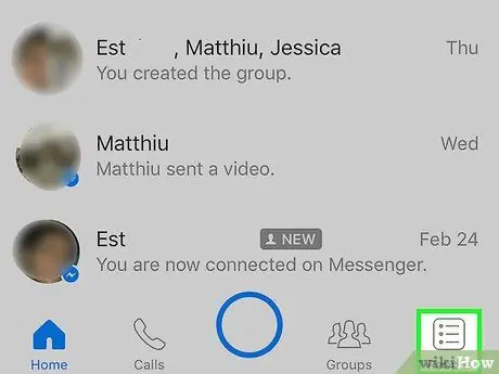 'Ocultar "Activo ahora" en Facebook Messenger Paso 2