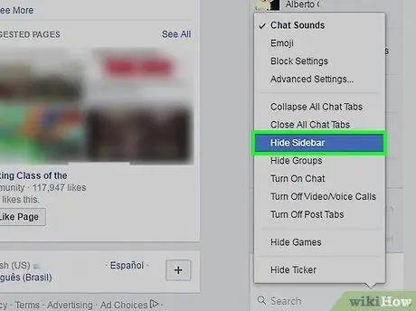 'Ocultar "Activo ahora" en Facebook Messenger Paso 16