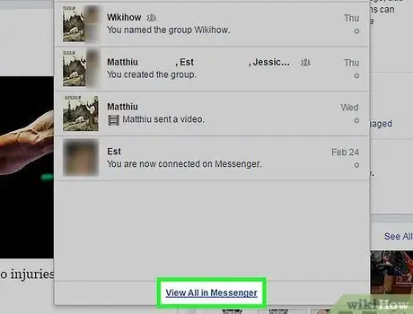 'Ocultar "Activo ahora" en Facebook Messenger Paso 7