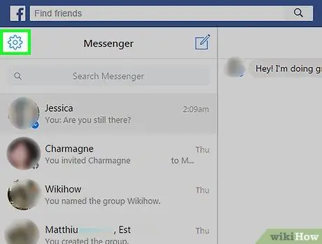 'Verberg "Nu actief" op Facebook Messenger Stap 8