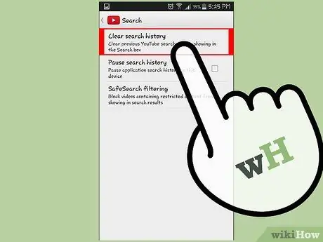 I-clear ang Iyong Kasaysayan sa YouTube Hakbang 18