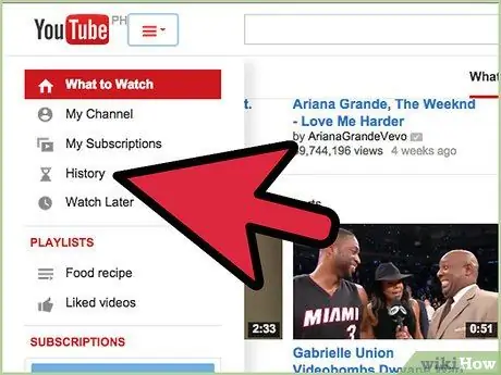 I-clear ang Iyong Kasaysayan sa YouTube Hakbang 3