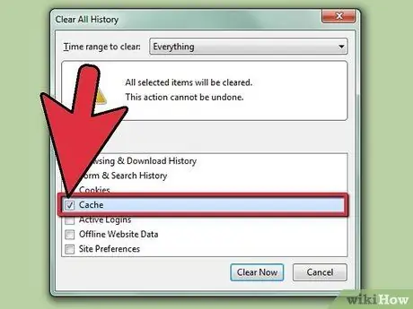 I-clear ang Cache sa Firefox Hakbang 20