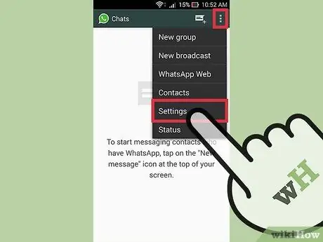 پشتیبان گیری از WhatsApp مرحله 1