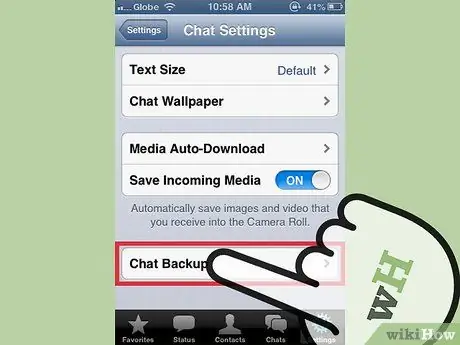 Backup WhatsApp Pasul 6