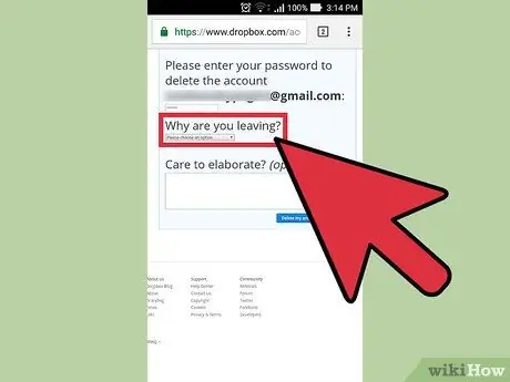 Een Dropbox-account annuleren Stap 12