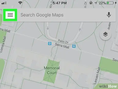 Deel uw locatie op Google Maps op iPhone of iPad Stap 2