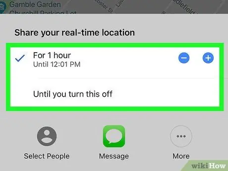 გაუზიარეთ თქვენი მდებარეობა Google Maps– ზე iPhone– ზე ან iPad– ზე ნაბიჯი 5