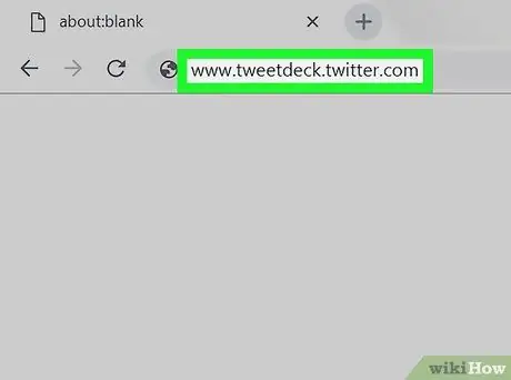 Teem Sijhawm Tweets ntawm Twitter Siv TweetDeck Kauj Ruam 1