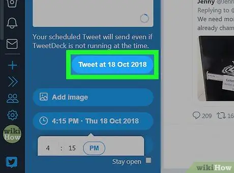 תזמן ציוצים בטוויטר באמצעות TweetDeck שלב 7